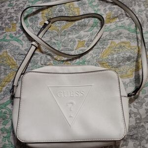 GUESS White Crossbody Bag
